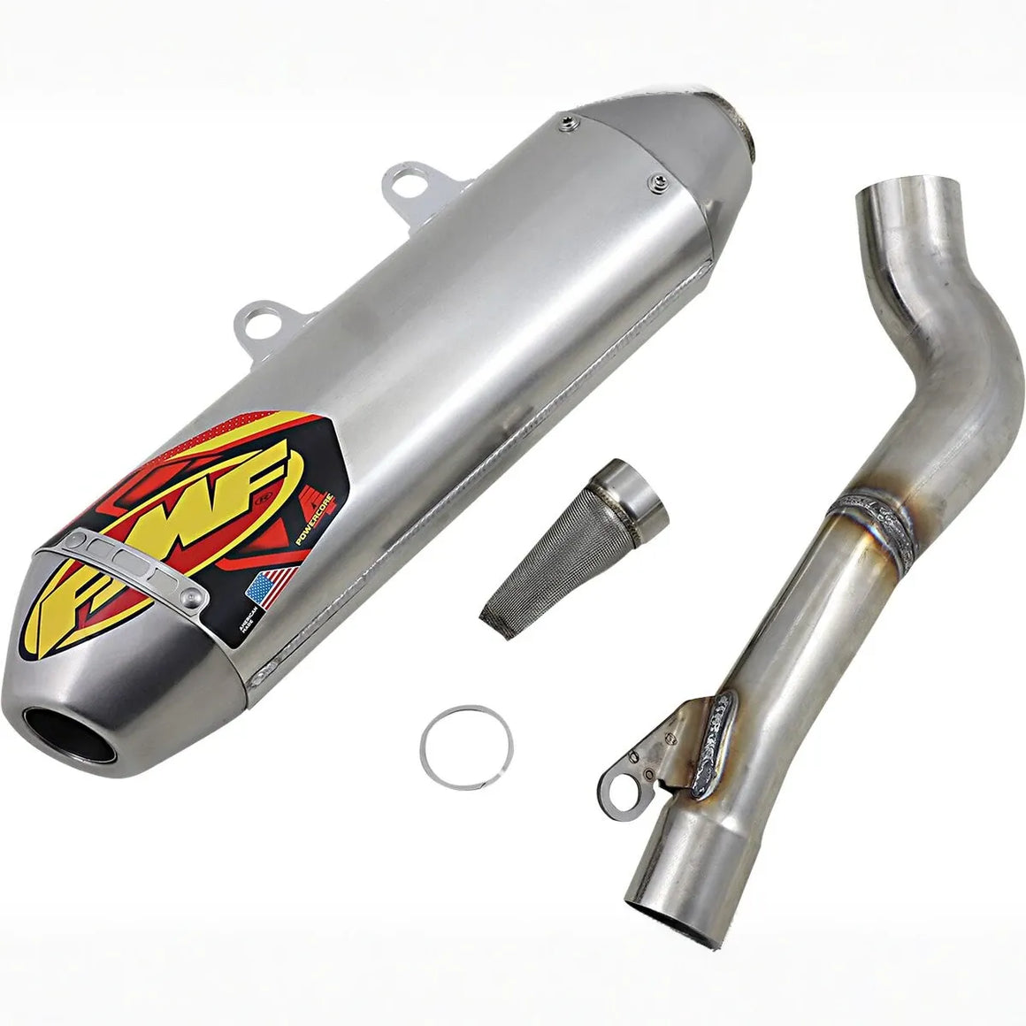 FMF Racing PowerCore 4 HEX uitlaatdemper offroad - Beta RR-350 4T / RR-390 4T e.a. (2020-2024) | Femon Parts