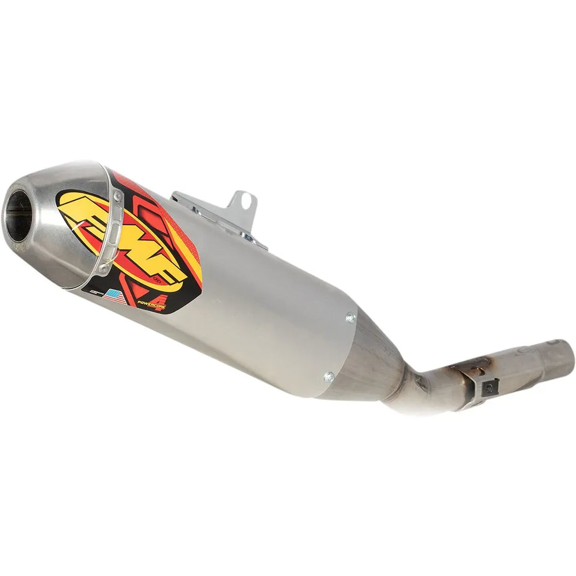 FMF Racing Powercore 4 uitlaatdemper offroad zilver - Kawasaki (2020-2021) | Femon Parts
