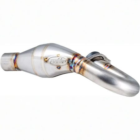 FMF Racing MegaBomb uitlaatbocht en middenpijp offroad zilver - Beta RR-350 4T / RR-390 4T (2020-2024) | Femon Parts