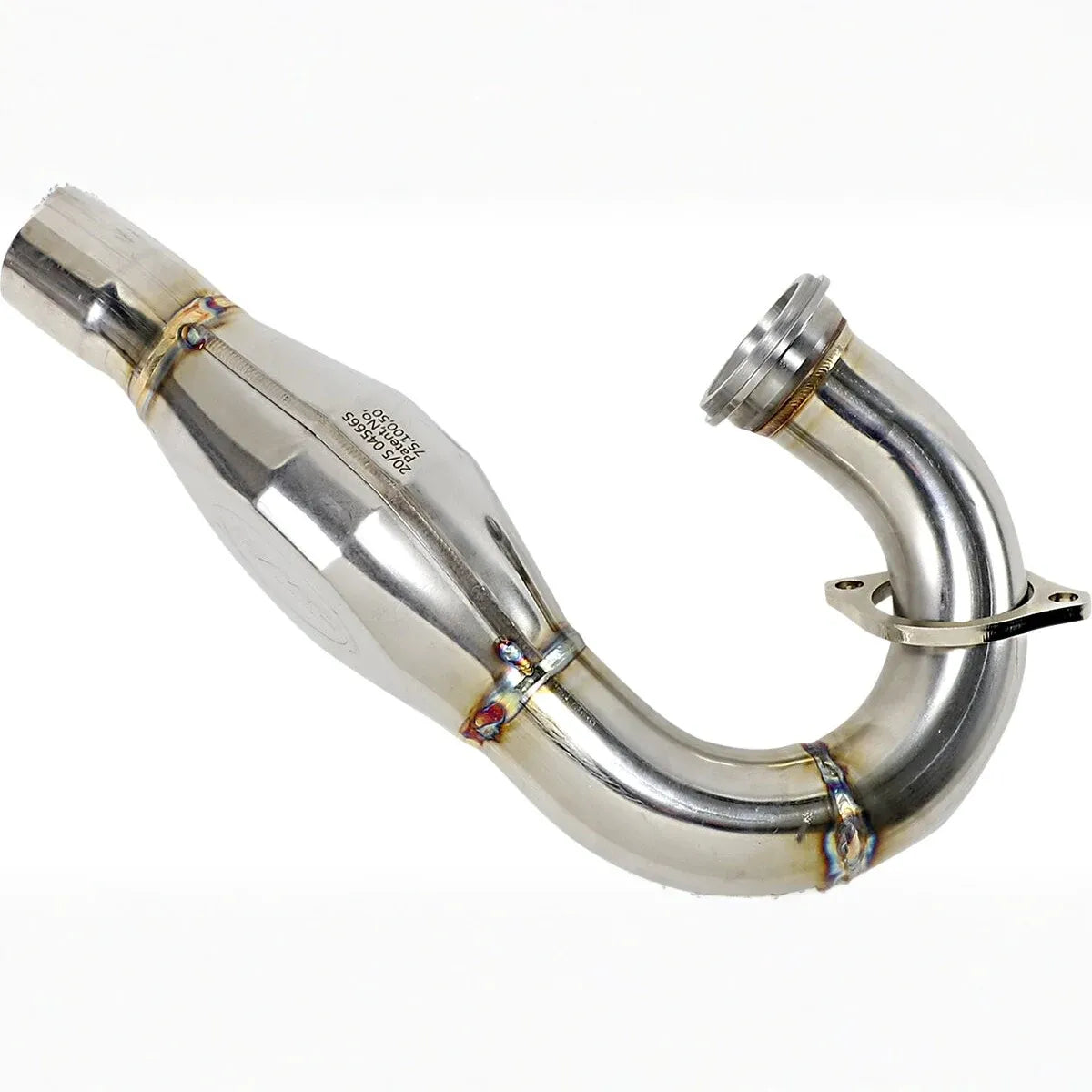 FMF Racing MegaBomb uitlaatbocht en middenpijp offroad zilver - Beta RR-430 4T / RR-480 4T (2020-2024) | Femon Parts
