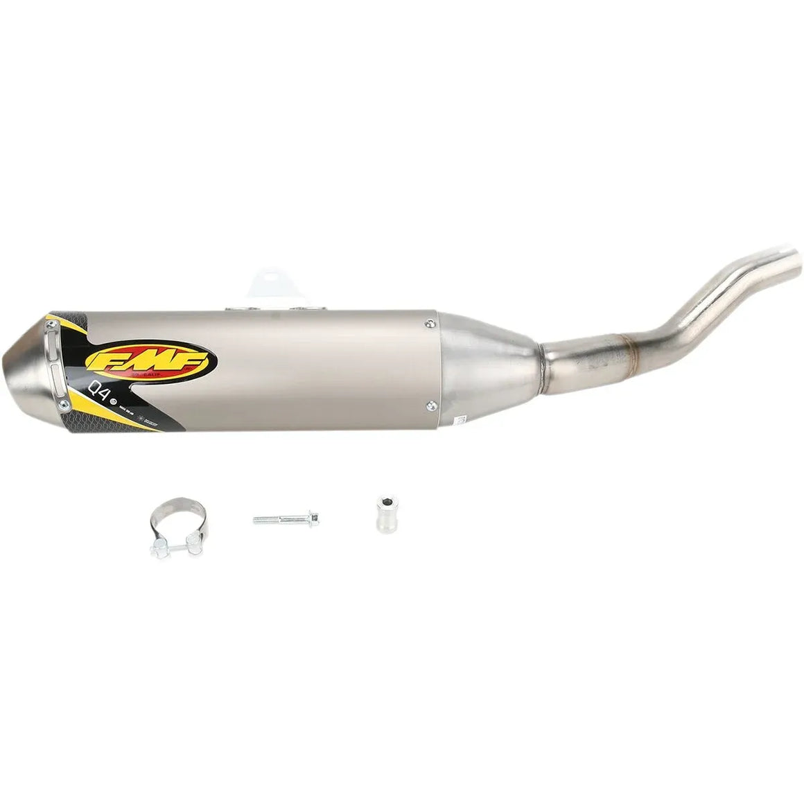 FMF Racing Q4 uitlaatdemper ATV zilver - Yamaha (2004-2014) | Femon Parts