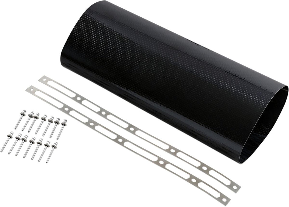 Akrapovic Muffler Sleeve vervangende uitlaat onderdelen zwart | Femon Parts