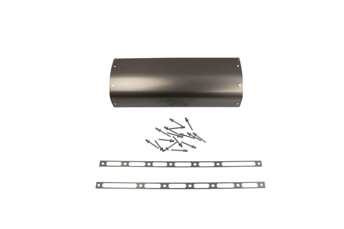 Akrapovic Muffler Sleeve vervangende uitlaat onderdelen zilver | Femon Parts