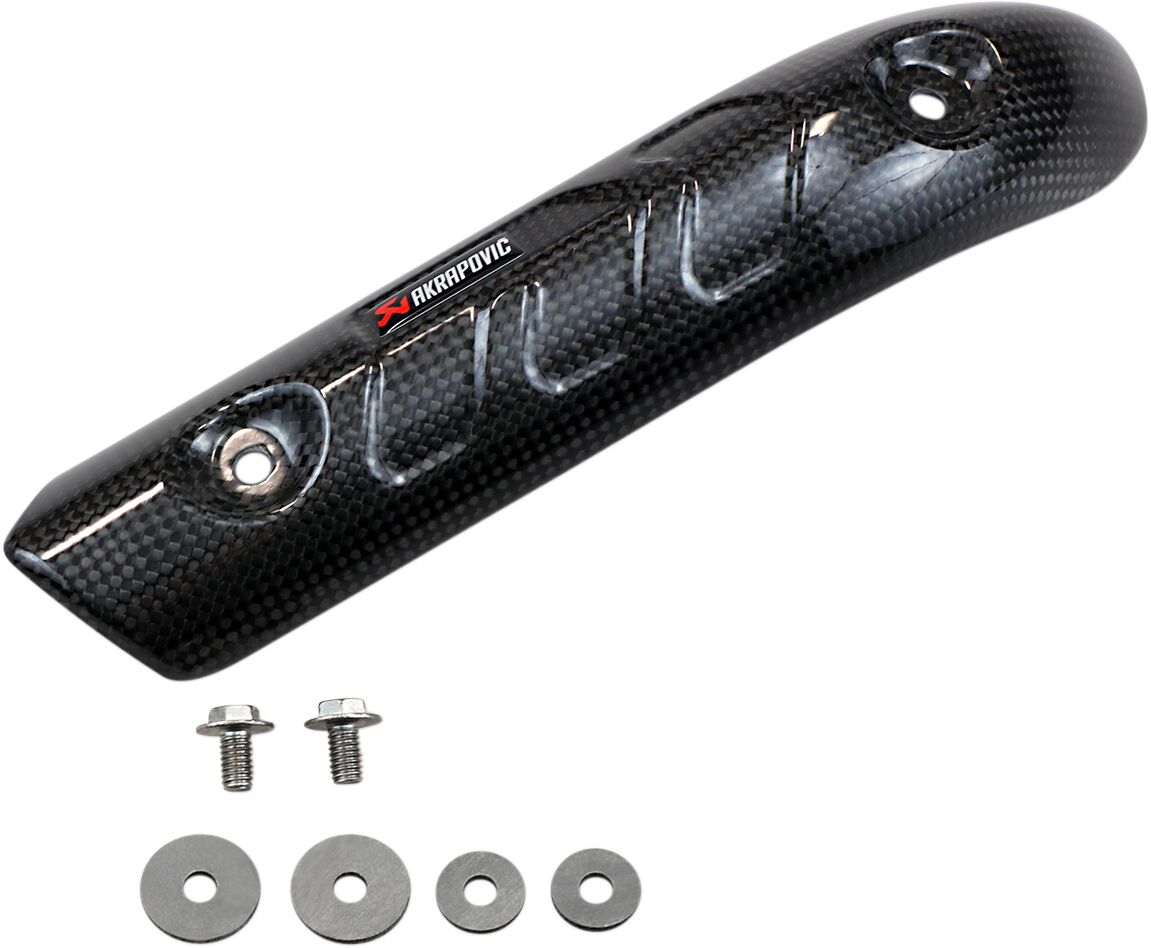 Akrapovic Heat Shield vervangende uitlaat onderdelen zwart - Kawasaki KX 250 F (2006-2007) | Femon Parts