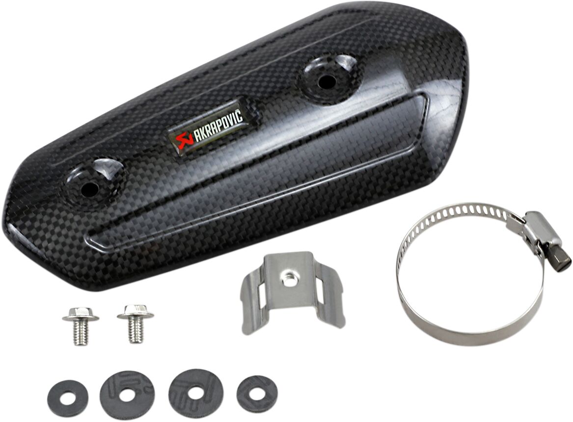 Akrapovic Heat Shield vervangende uitlaat onderdelen zwart - Yamaha VMX 1700 / Vmax (2009-2016) | Femon Parts