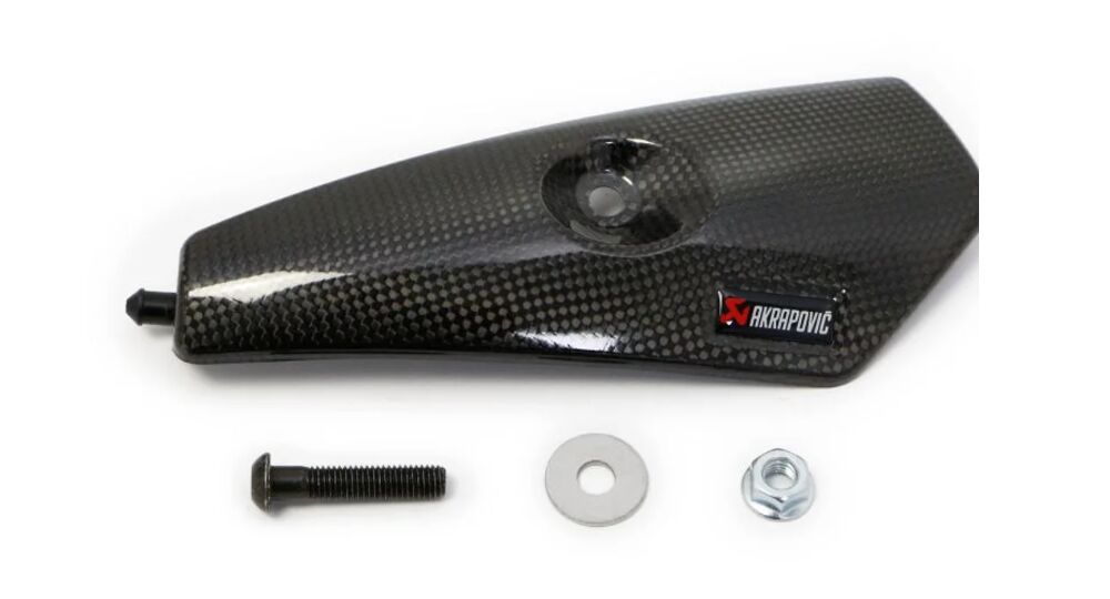 Akrapovic Heat Shield vervangende uitlaat onderdelen zwart | Femon Parts