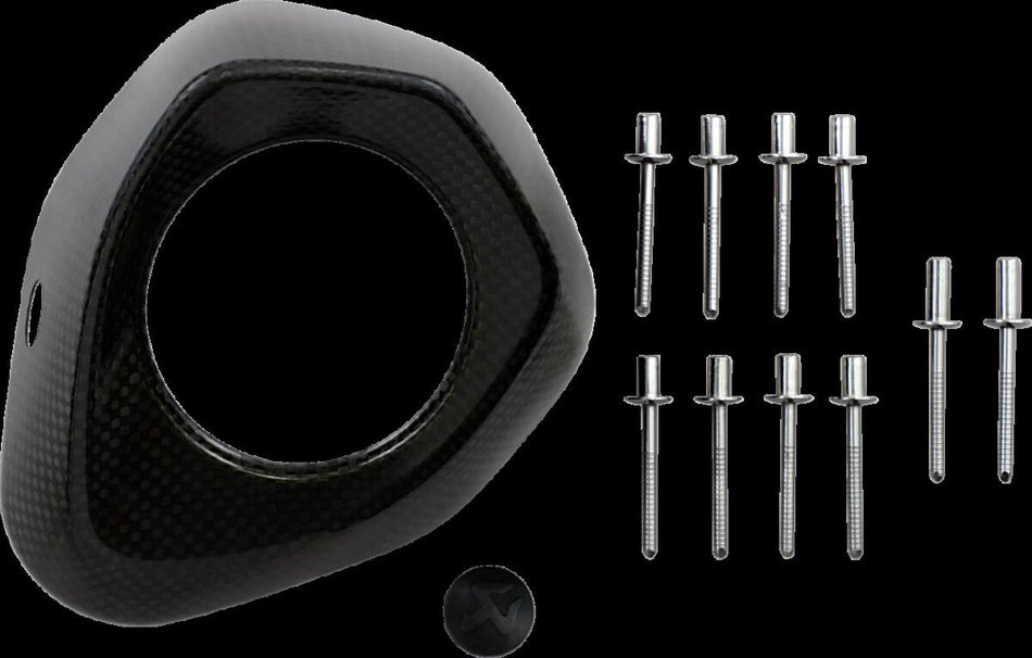 Akrapovic Muffler End Cap vervangende uitlaat onderdelen zwart | Femon Parts