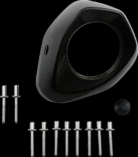 Akrapovic vervangende uitlaat onderdelen zwart | Femon Parts