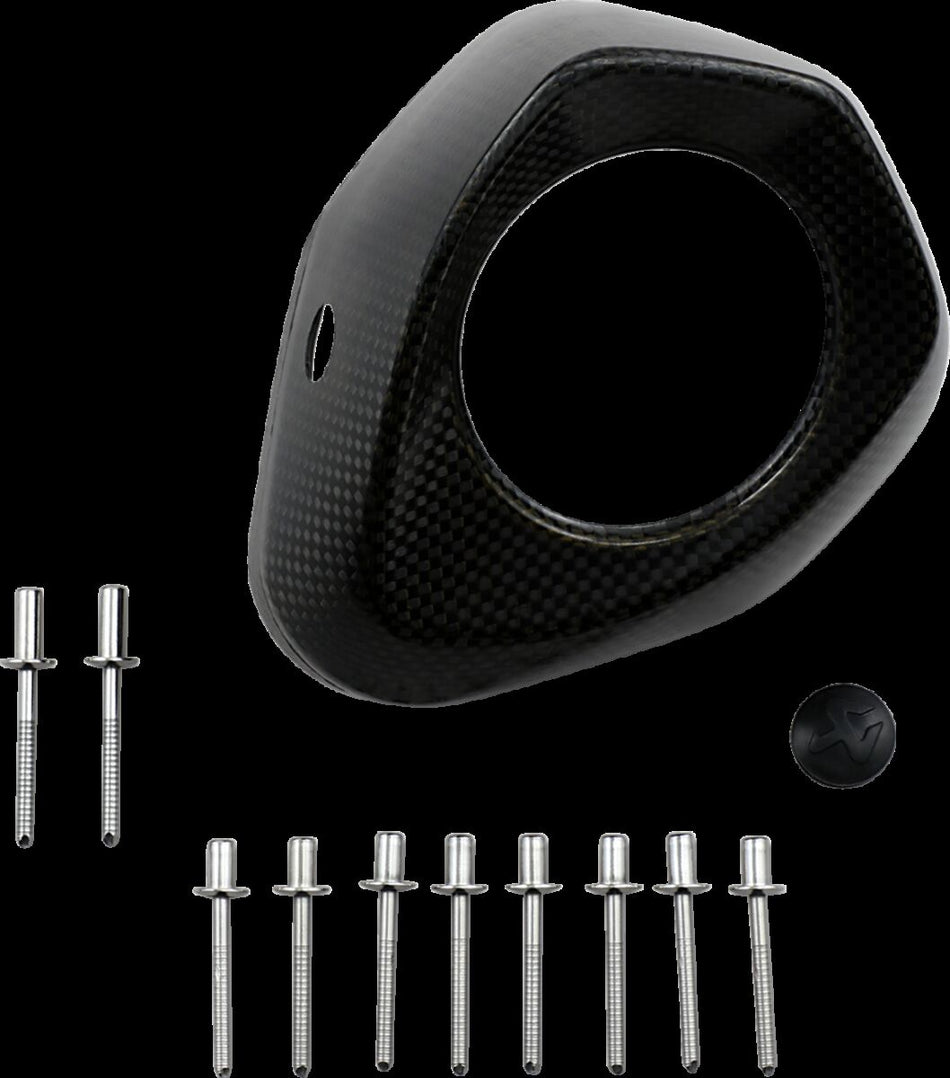 Akrapovic vervangende uitlaat onderdelen zwart | Femon Parts