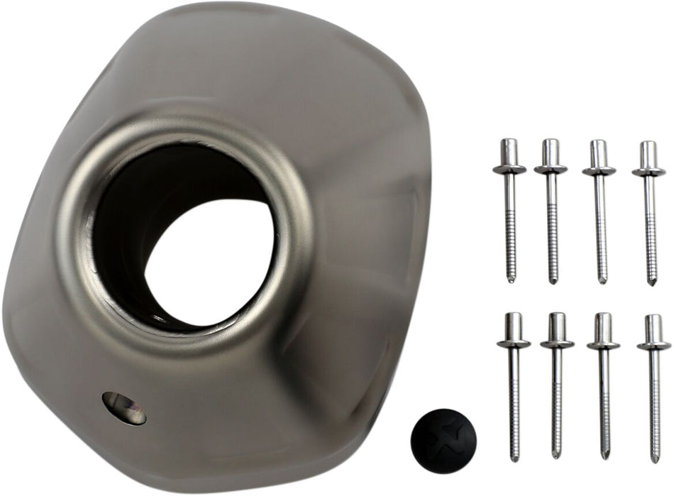 Akrapovic Muffler End Cap vervangende uitlaat onderdelen zilver | Femon Parts