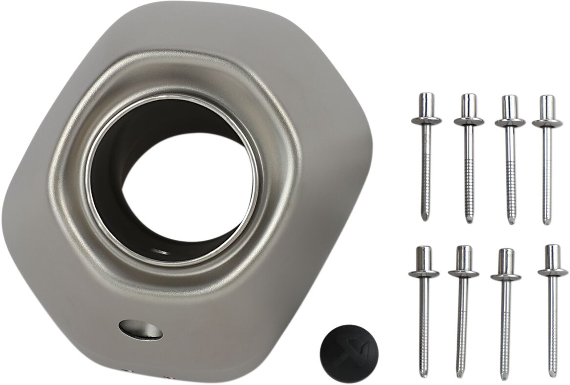 Akrapovic Muffler End Cap vervangende uitlaat onderdelen zilver | Femon Parts