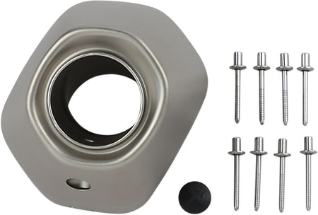 Akrapovic Muffler End Cap vervangende uitlaat onderdelen zilver | Femon Parts
