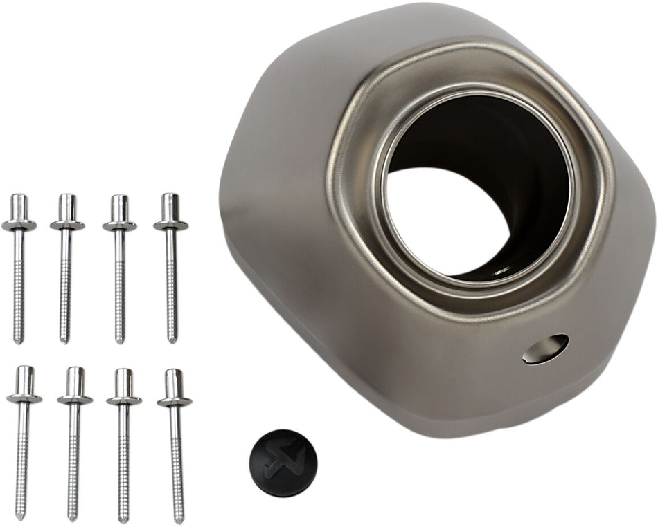 Akrapovic Muffler End Cap vervangende uitlaat onderdelen zilver | Femon Parts