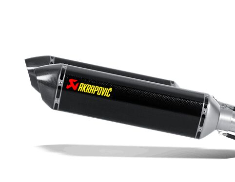 Akrapovic Slip-On Line vervangende uitlaat onderdelen zwart | Femon Parts