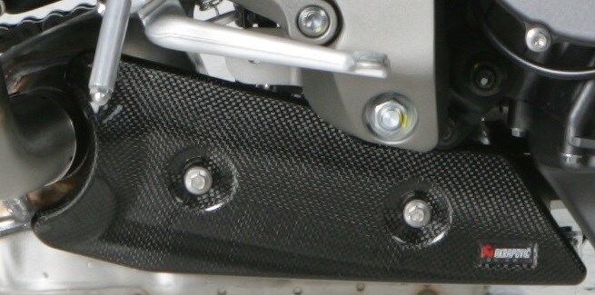 Akrapovic Heat Shield vervangende uitlaat onderdelen zwart - Honda CB-1000 (2008-2017) | Femon Parts