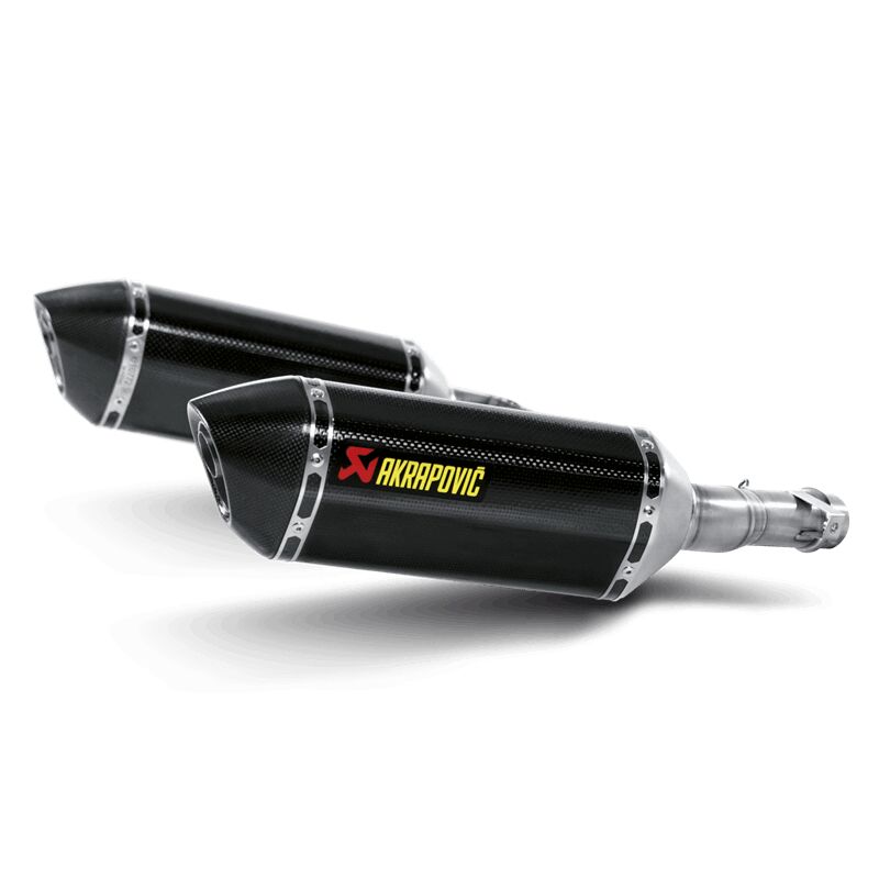 Akrapovic Slip-On Line vervangende uitlaat onderdelen zwart | Femon Parts