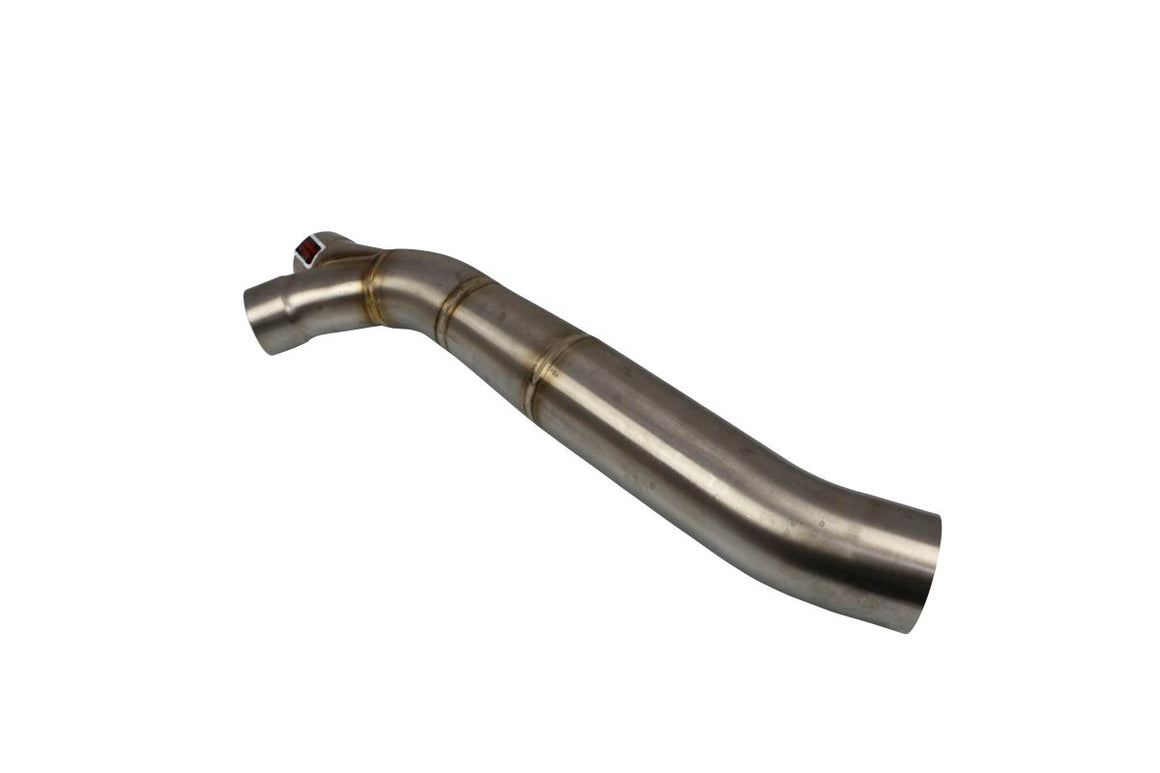 Akrapovic Mid Pipe vervangende uitlaat onderdelen zilver - Bmw S-1000 RR (2012) | Femon Parts