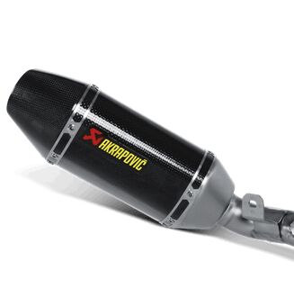 Akrapovic Racing Line vervangende uitlaat onderdelen zwart | Femon Parts