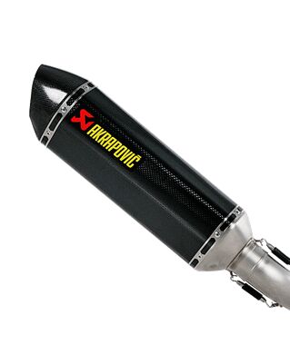 Akrapovic Racing Line vervangende uitlaat onderdelen zwart | Femon Parts