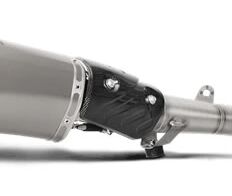 Akrapovic Heat Shield vervangende uitlaat onderdelen zwart | Femon Parts
