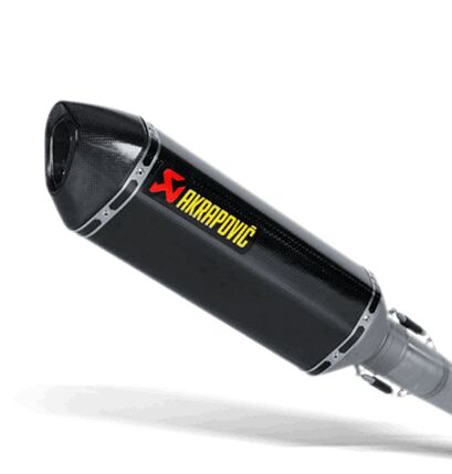 Akrapovic Racing Line vervangende uitlaat onderdelen zwart | Femon Parts