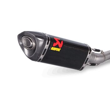 Akrapovic Racing Line vervangende uitlaat onderdelen zwart - Yamaha YZF R3 (2015-2021) | Femon Parts