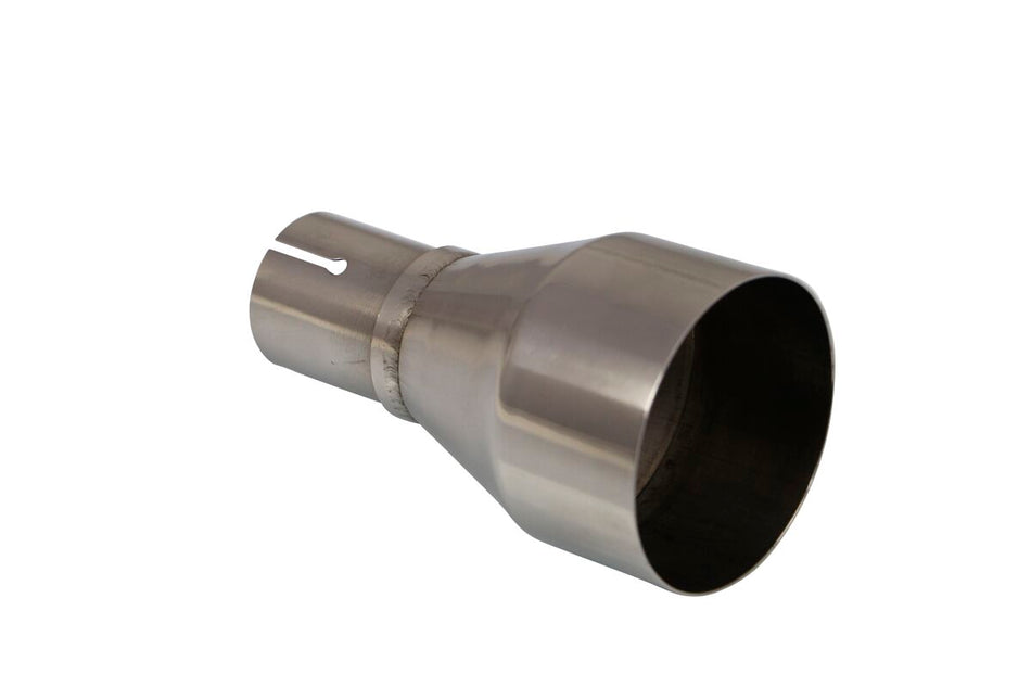 Akrapovic Mid Pipe vervangende uitlaat onderdelen zilver - Aprilia Black Line / SPORTCITY CUBE 125 LC e.a. | Femon Parts