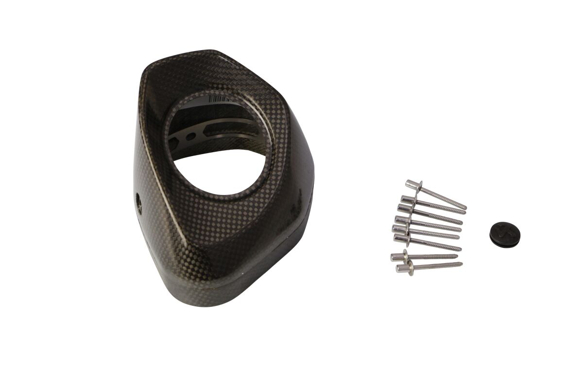 Akrapovic Muffler End Cap vervangende uitlaat onderdelen zwart - Honda NC-700 / NC-700 X e.a. (2012-2020) | Femon Parts