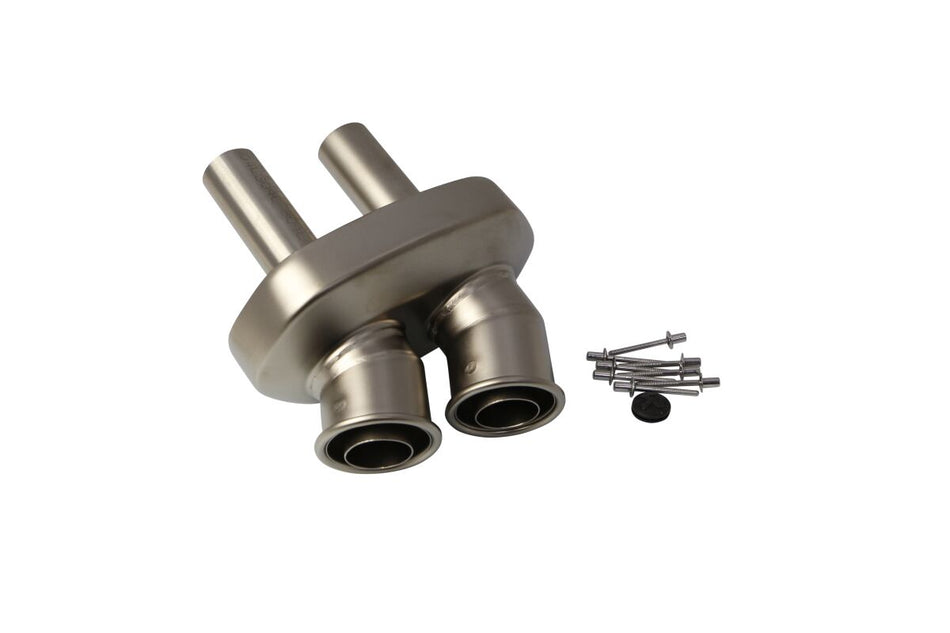 Akrapovic Muffler End Cap vervangende uitlaat onderdelen zilver - Honda CRF-1000 L AFRICA TWIN (2016-2017) | Femon Parts
