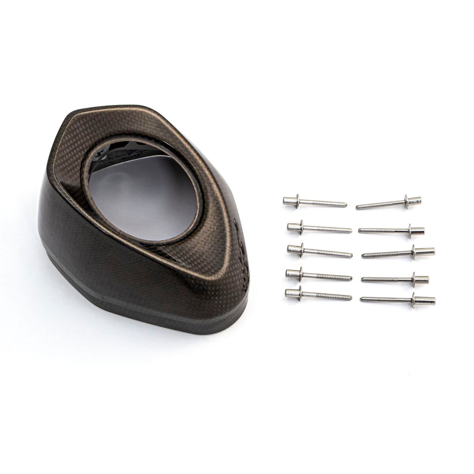 Akrapovic Muffler End Cap vervangende uitlaat onderdelen zwart - Bmw C 400 / C 400 X e.a. (2016-2024) | Femon Parts