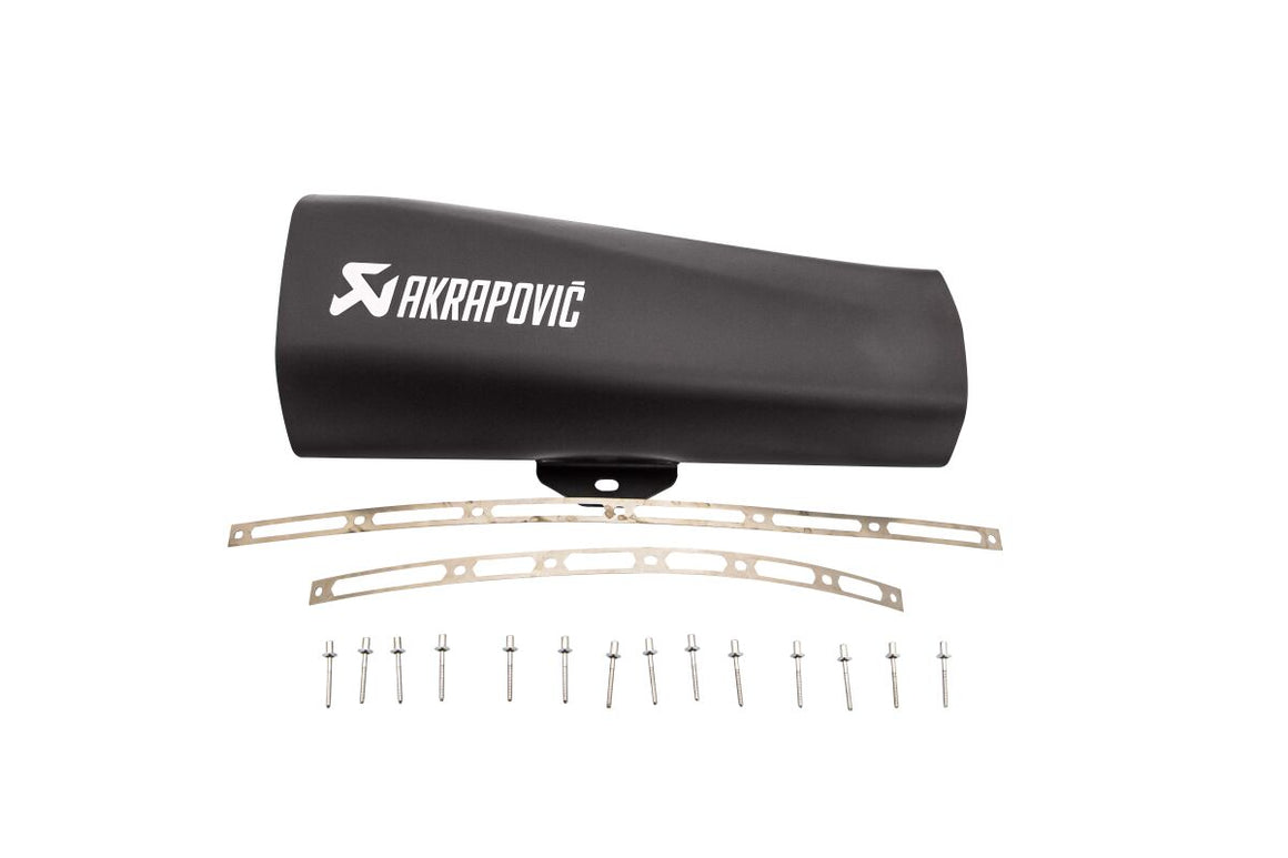 Akrapovic Muffler Sleeve vervangende uitlaat onderdelen zwart - Gilera 10th Anniversary / Business e.a. | Femon Parts