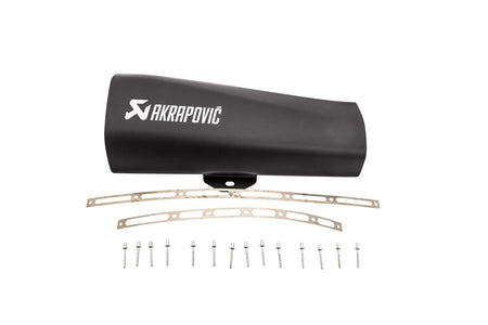 Akrapovic Muffler Sleeve vervangende uitlaat onderdelen zwart - Gilera 10th Anniversary / Business e.a. | Femon Parts
