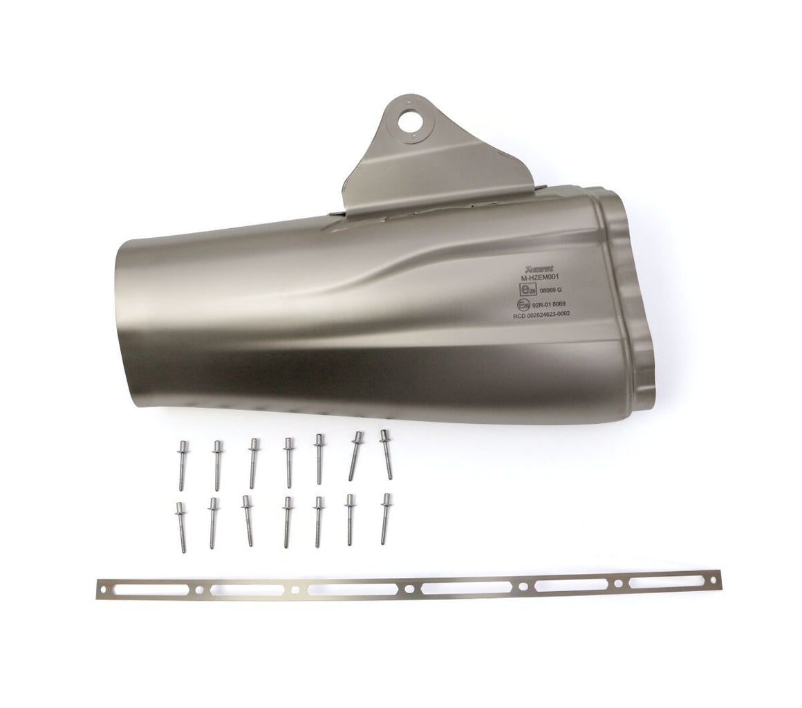 Akrapovic Muffler Sleeve vervangende uitlaat onderdelen zilver - Kawasaki Ninja / Ninja 30th Anniversary | Femon Parts