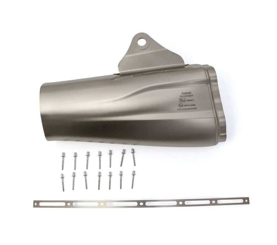 Akrapovic Muffler Sleeve vervangende uitlaat onderdelen zilver - Kawasaki Ninja / Ninja 30th Anniversary | Femon Parts