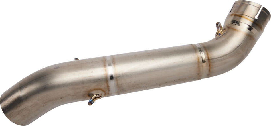 Akrapovic Mid Pipe vervangende uitlaat onderdelen zilver | Femon Parts