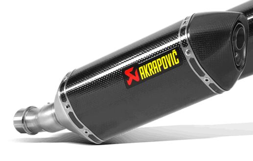 Akrapovic Slip-On Line vervangende uitlaat onderdelen zwart | Femon Parts