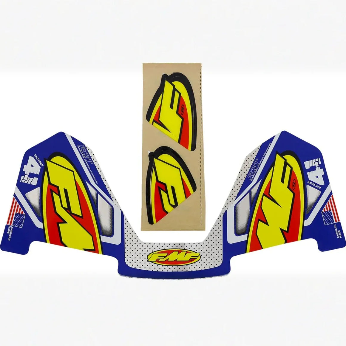 FMF Racing Exhaust stickers blauw | Femon Parts