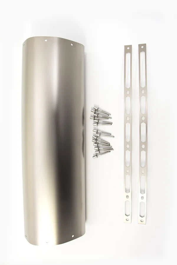 Akrapovic Muffler Sleeve vervangende uitlaat onderdelen zilver | Femon Parts
