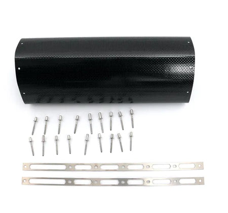 Akrapovic Muffler Sleeve vervangende uitlaat onderdelen zwart - Aprilia RS-660 / TUONO 660 (2021-2024) | Femon Parts
