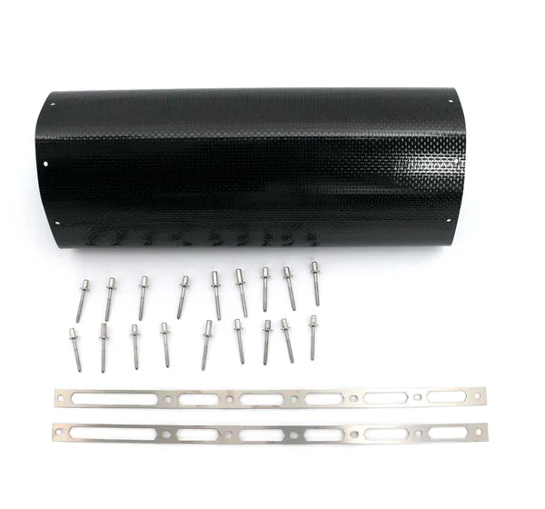 Akrapovic Muffler Sleeve Replacement Exhaust Parts Black - Aprilia RS-660 / TUONO 660 (2021-2024)