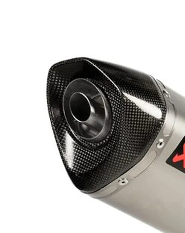 Akrapovic Muffler End Cap vervangende uitlaat onderdelen zwart - Yamaha YZF R125 (2019-2022) | Femon Parts