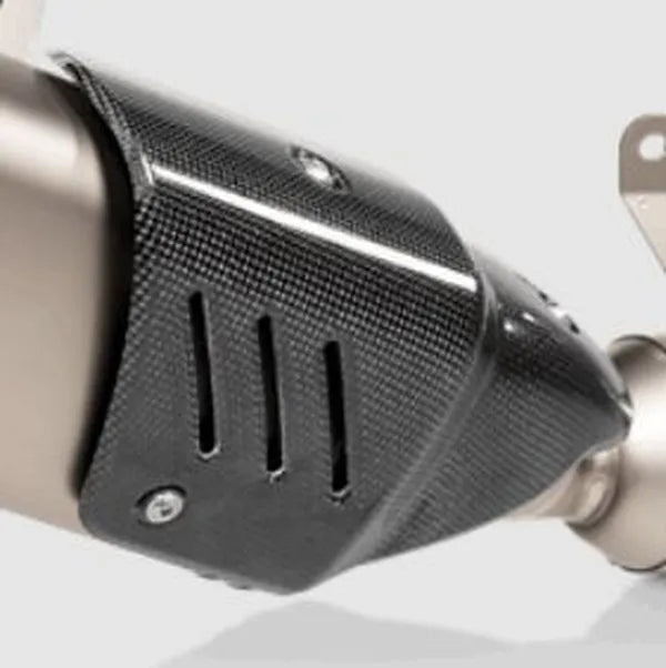 Akrapovic Heat Shield vervangende uitlaat onderdelen zwart - Yamaha R7 (2022-2025) | Femon Parts