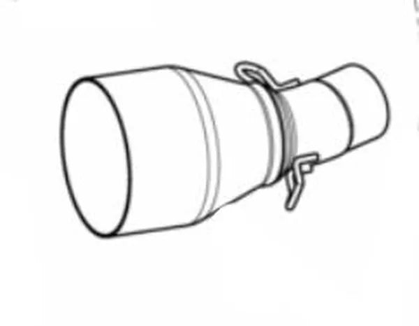 Akrapovic Mid Pipe Replacement Exhaust Parts Silver - Vespa 75th / GTS 300 HPE et al. (2021-2024)