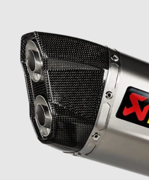 Akrapovic Muffler End Cap vervangende uitlaat onderdelen zwart - Honda CRF-1100 L AFRICA TWIN / TENERE 700 | Femon Parts