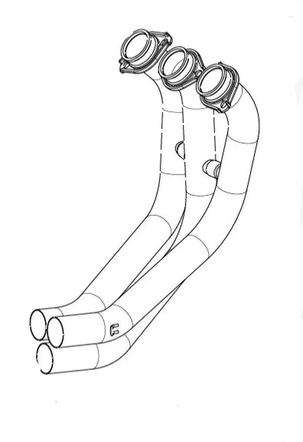 Akrapovic Replacement vervangende uitlaat onderdelen zilver | Femon Parts
