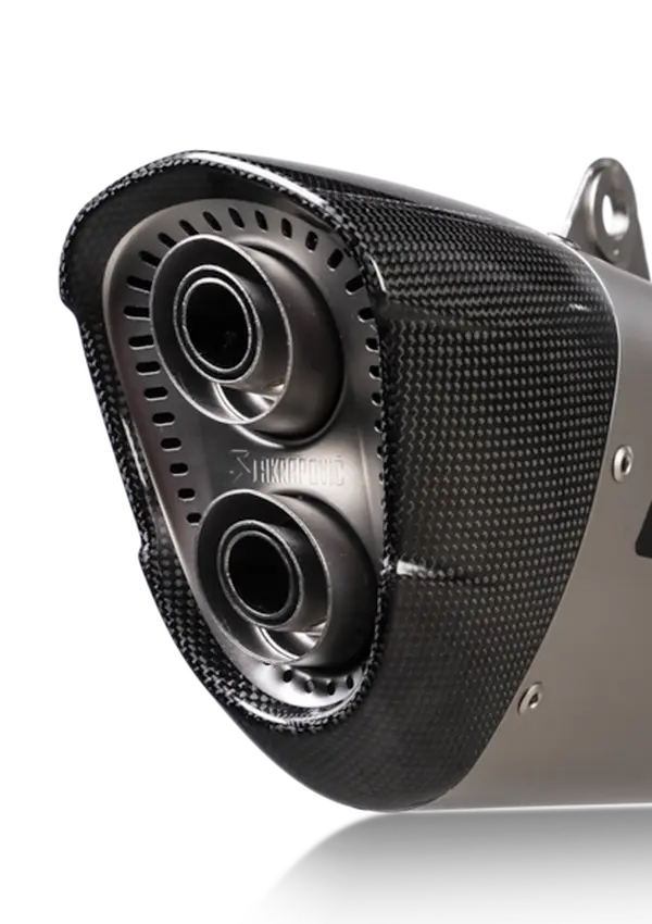 Akrapovic Muffler End Cap vervangende uitlaat onderdelen zwart - Yamaha T-Max / T-Max 20th Anniversary e.a. | Femon Parts