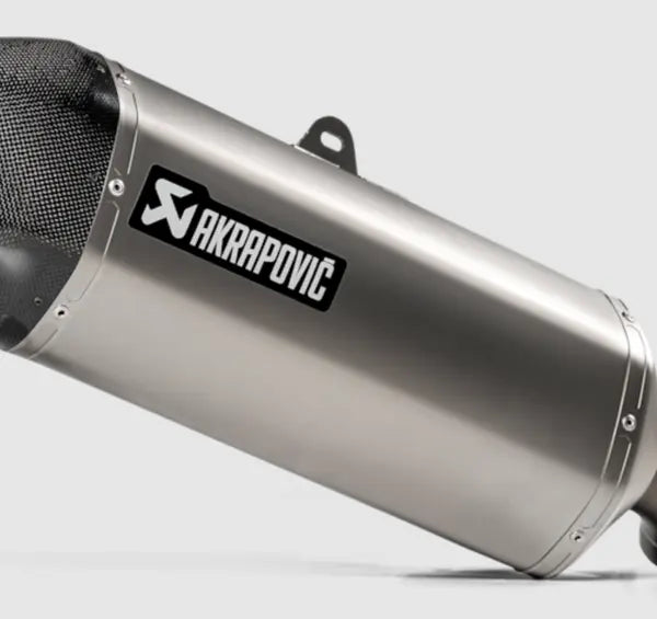 Akrapovic Muffler Sleeve Replacement Exhaust Parts Silver - Suzuki DL 1000 / DL 1050 etc. (2014-2025)