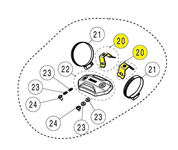 Akrapovic Akrapovic uitlaat accessoires zilver - Honda CBR-1000 RR / TIGER SPORT 660 e.a. (2021-2025) | Femon Parts