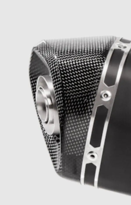 Akrapovic Muffler End Cap uitlaat accessoires zwart - Honda DCT / Forza DCT e.a. (2017-2025) | Femon Parts