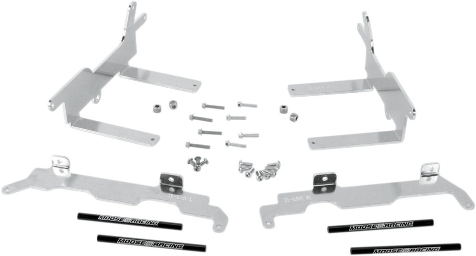 MOOSE Racing radiateur zilver | Femon Parts
